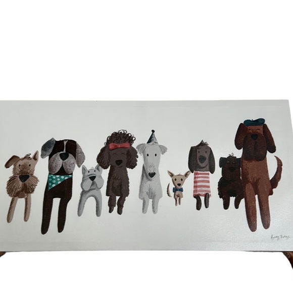 NWT’s Dog Wall Art Artist Becky Thorns Thorny Portrait painting Wall Decor 24”W - Picture 4 of 8